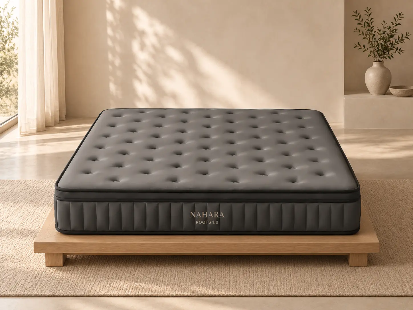 ROOTS 1.0 mattress in Charcoal